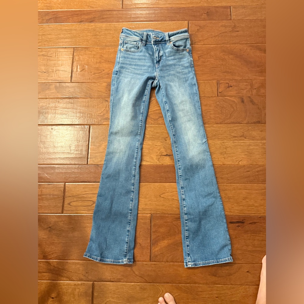 American Eagle Outfitters Light Blue Flare Jeans